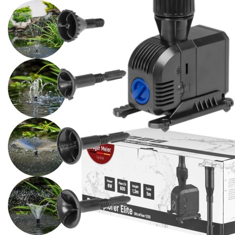 Kruger Meier PondXplorer Elite 1200 - fontanna z filtrem i pompą do oczka wodnego