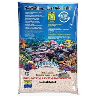 Nature's Ocean Natural Sand Pink 9kg - Żywy piasek morski z biofilmem