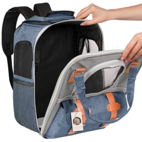 Furrever Friends Citfit Blue - plecak transporter dla kota i psa