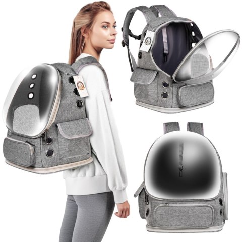 Furrever Friends Citty Grey - plecak transporter dla kota i psa