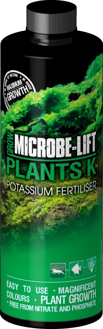 Microbe-Lift Plants K 236 ml - nawóz potasowy, zdrowe rośliny akwariowe