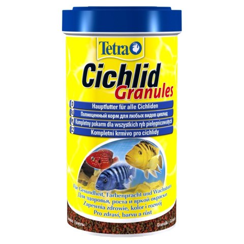 TETRA Cichlid Granules 500 ml, pokarm dla średnich ryb pielęgnicowatych (T146594)
