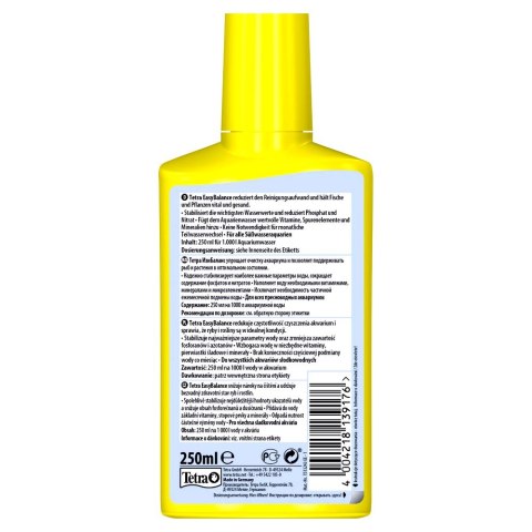 TETRA EasyBalance 250 ml uzdatniacz w płynie stabilizujący parametry wody (T139176)