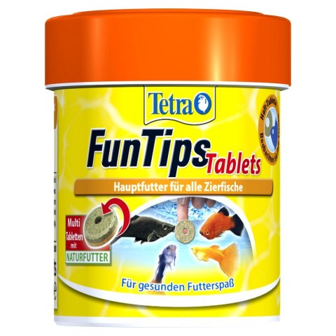 TETRA FunTips Tablets 75 tab. pokarm dla ryb przyczepiany do szyby akwarium (T111172)