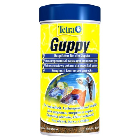 TETRA Guppy Mini Flakes 250ml pokarm drobne płatki dla gupików (T197237)