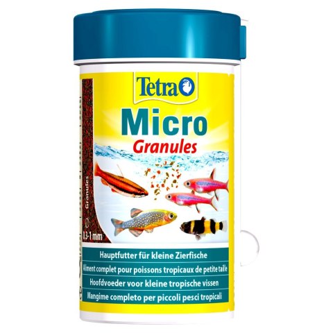 TETRA Micro Granules 100 ml pokarm dla ryb tropikalnych z małymi pyszczkami (T756861)