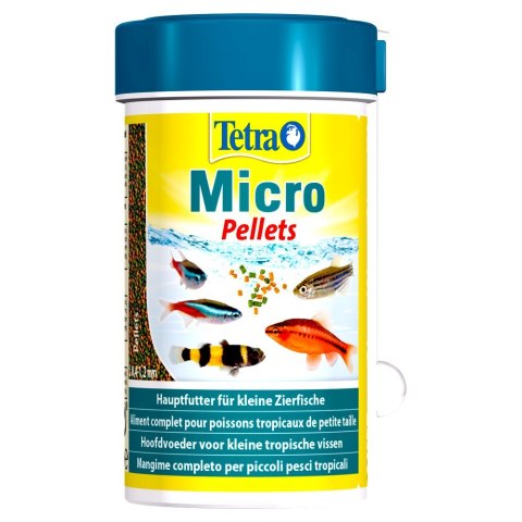 TETRA Micro Pellets 100 ml pokarm dla ryb tropikalnych z małymi pyszczkami (T277496)