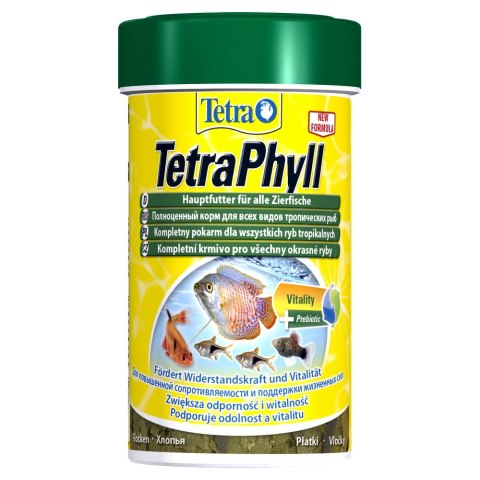 TETRA Phyll 100 ml pokarm w płatkach dla ryb tropikalnych poprawa kondycji (T139954)