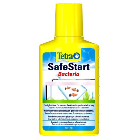 TETRA SafeStart 100 ml, przyspiesza zdrowe środowisko wodne w akwarium (T161313)