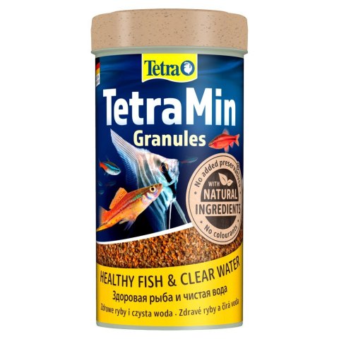 TETRA TetraMin Granules 250 ml, pokarm w granulkach dla ryb akwariowych (T139749)