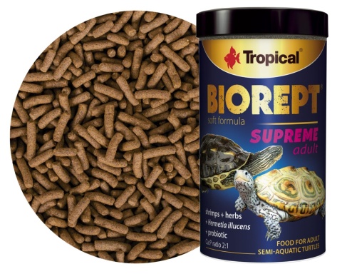 Tropical Biorept Supreme Adult 250ml/70g – pokarm z probiotykiem dla żółwi