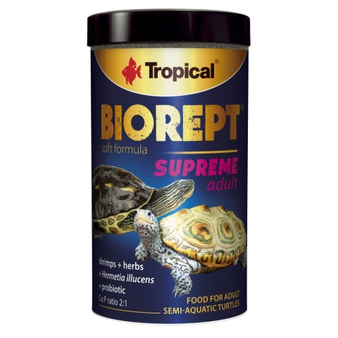 Tropical Biorept Supreme Adult 250ml/70g – pokarm z probiotykiem dla żółwi