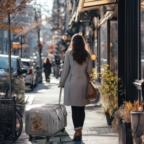 Furrever Friends Dogmobile - transporter na kółkach dla kota i psa