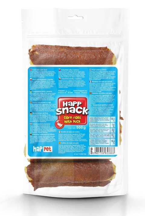 Rurki kukurydziane z kaczką 500g