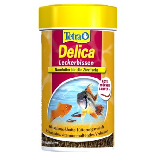 TETRA Delica Bloodworms 100 ml, naturalna przekąska dla ryb akwariowych (T735064)