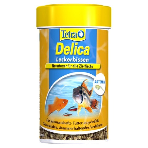 TETRA Delica Brine Shrimps 100 ml, naturalna przekąska dla ryb tropikalnych (T734029)