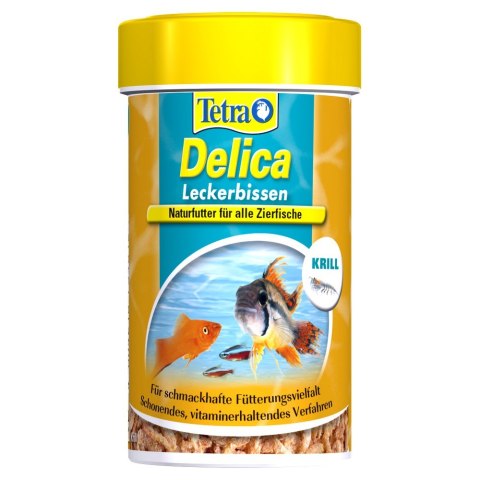 TETRA Delica Krill 100 ml, naturalna przekąska dla ryb tropikalnych (T734012)