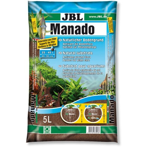 JBL Manado 5 l – naturalne podłoże akwarystyczne dla roślin 1–2 mm