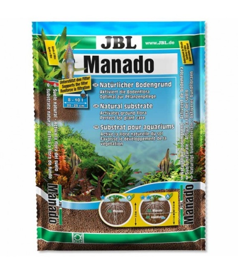 JBL Manado 5 l – naturalne podłoże akwarystyczne dla roślin 1–2 mm
