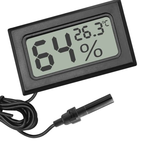 Kruger Meier Elonipac LCD - termometr hygrometr z sondą