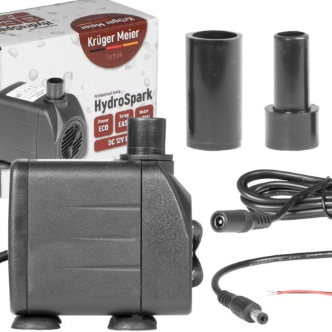 Kruger Meier HydroSpark All Connect - pompa wody 1500l/h 12V i 230V