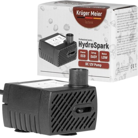 Kruger Meier HydroSpark All Connect - pompa wody 220l/h 12V i 230V
