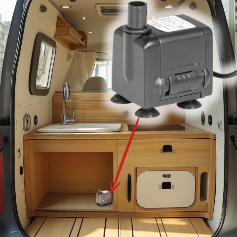 Kruger Meier HydroSpark All Connect - pompa wody 450l/h 12V i 230V