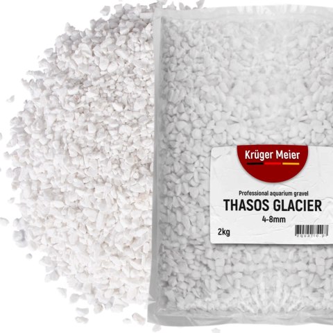 Kruger Meier Thasos Glacier 4-8 mm - Żwirek akwarystyczny 2 kg