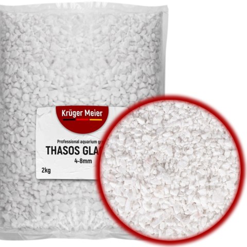 Kruger Meier Thasos Glacier 4-8 mm - Żwirek akwarystyczny 2 kg