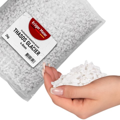 Kruger Meier Thasos Glacier 4-8 mm - Żwirek akwarystyczny 2 kg