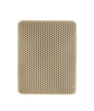 Mata pod kuwetę S 40x50 cm biała kremowa – antypoślizgowa i wodoodporna