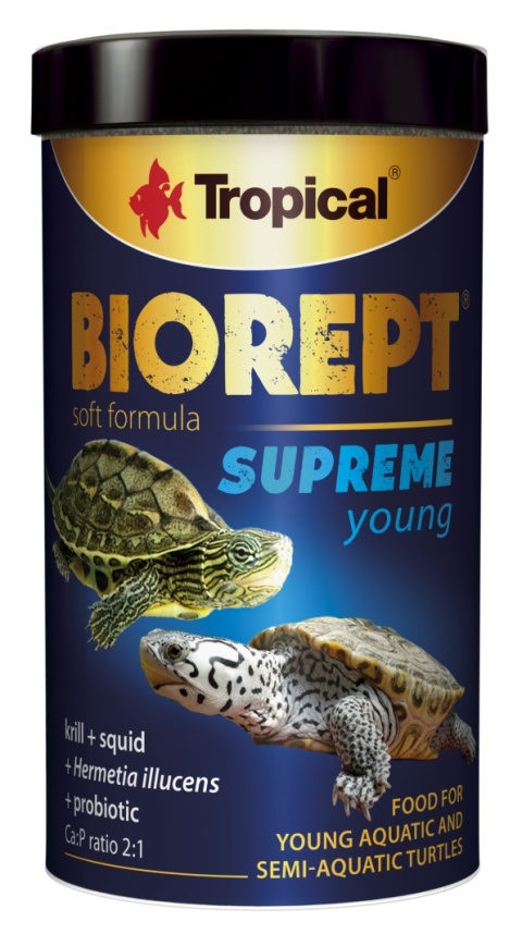 Tropical Biorept Supreme Young 250ml/90g – pokarm dla młodych żółwi wodnych
