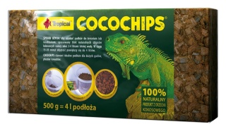 Tropical Cocochips 500 g – chipsy kokosowe do terrarium i dla roślin