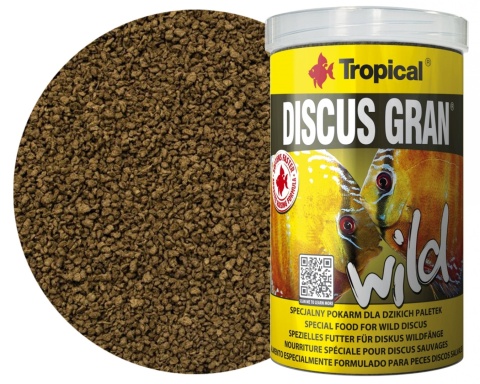 Tropical Discus Gran Wild 1000 ml / 440 g – granulat dla dzikich paletek