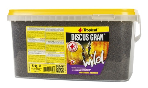 Tropical Discus Gran Wild wiadro 5l / 2,2kg – granulat dla dzikich paletek