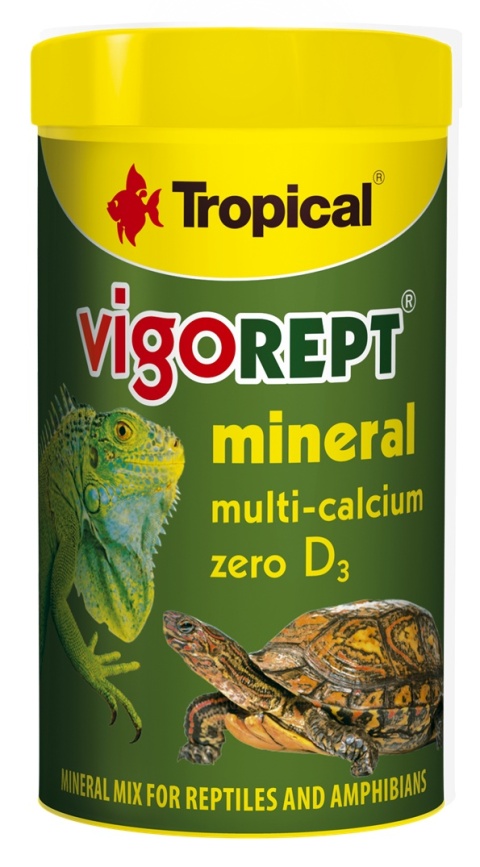 Tropical Vigorept Mineral 100ml/60g – mieszanka mineralna dla gadów