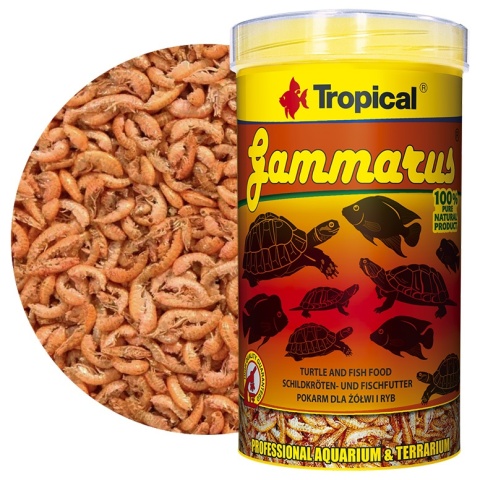 Tropical Gammarus 500ml/60g – suszone kiełże dla ryb i żółwi