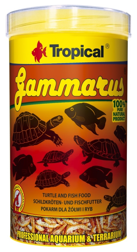 Tropical Gammarus 500ml/60g – suszone kiełże dla ryb i żółwi