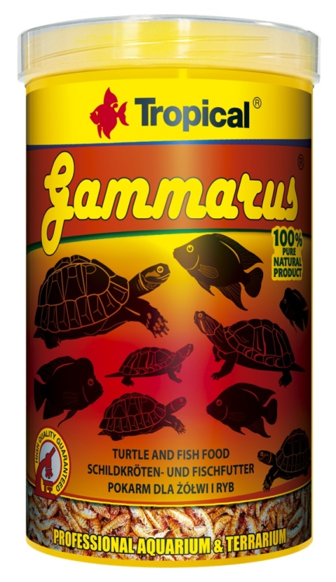 Tropical Gammarus 1000ml/120g – suszone kiełże dla ryb i żółwi