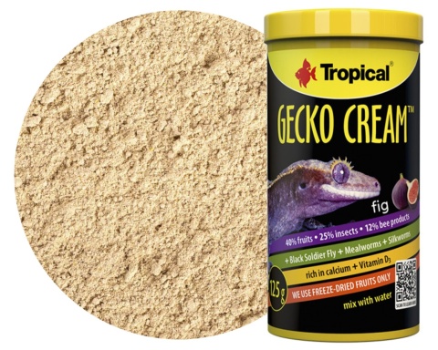 Tropical Gecko Cream Fig 250ml/125g – mus dla gekonów owocożernych