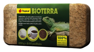 Tropical Bioterra 650 g – naturalne podłoże kokosowe do terrarium (8-9l)