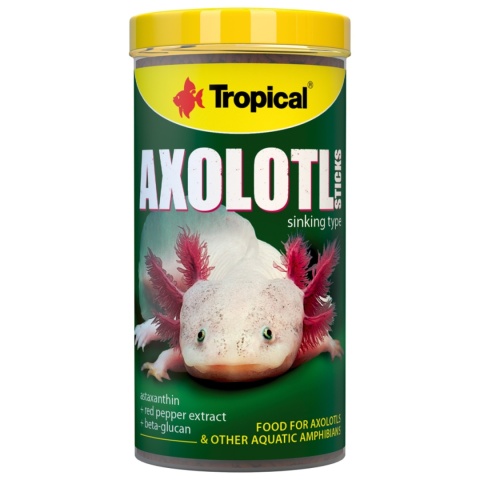Tropical Axolotl Sticks 250ml/135g – pokarm dla aksolotli i płazów wodnych