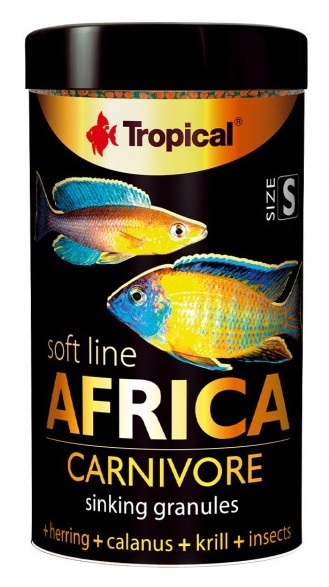 Tropical Soft Line Africa Carnivore S 100ml/60g – pokarm dla pielęgnic