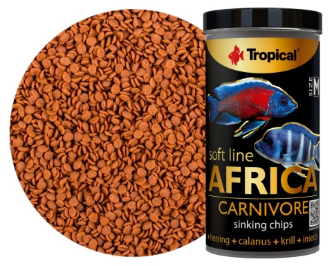 Tropical Soft Line Africa Carnivore M 250ml 130g Pokarm premium dla ryb