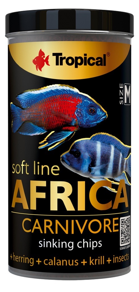 Tropical Soft Line Africa Carnivore M 250ml 130g Pokarm premium dla ryb