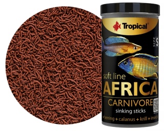 Tropical Soft Line Africa Carnivore S 250ml/150g – pokarm dla pielęgnic