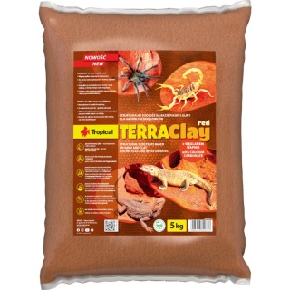 Tropical Terraclay Red 5 kg – czerwone podłoże gliniano-piaskowe terrarium