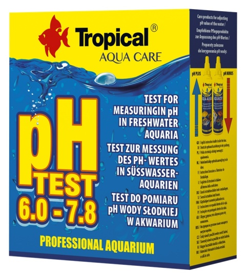 Tropical Test pH 6.0–7.8 – precyzyjny test akwarystyczny do wody