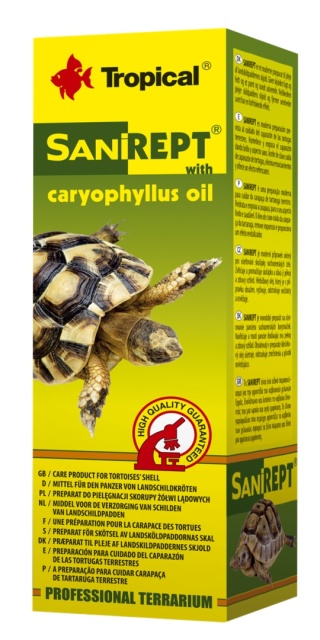Tropical Sanirept 15ml – preparat do pielęgnacji skorupy żółwi lądowych