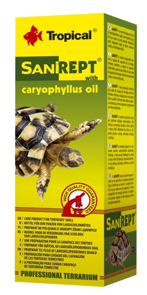 Tropical Sanirept 15ml – preparat do pielęgnacji skorupy żółwi lądowych